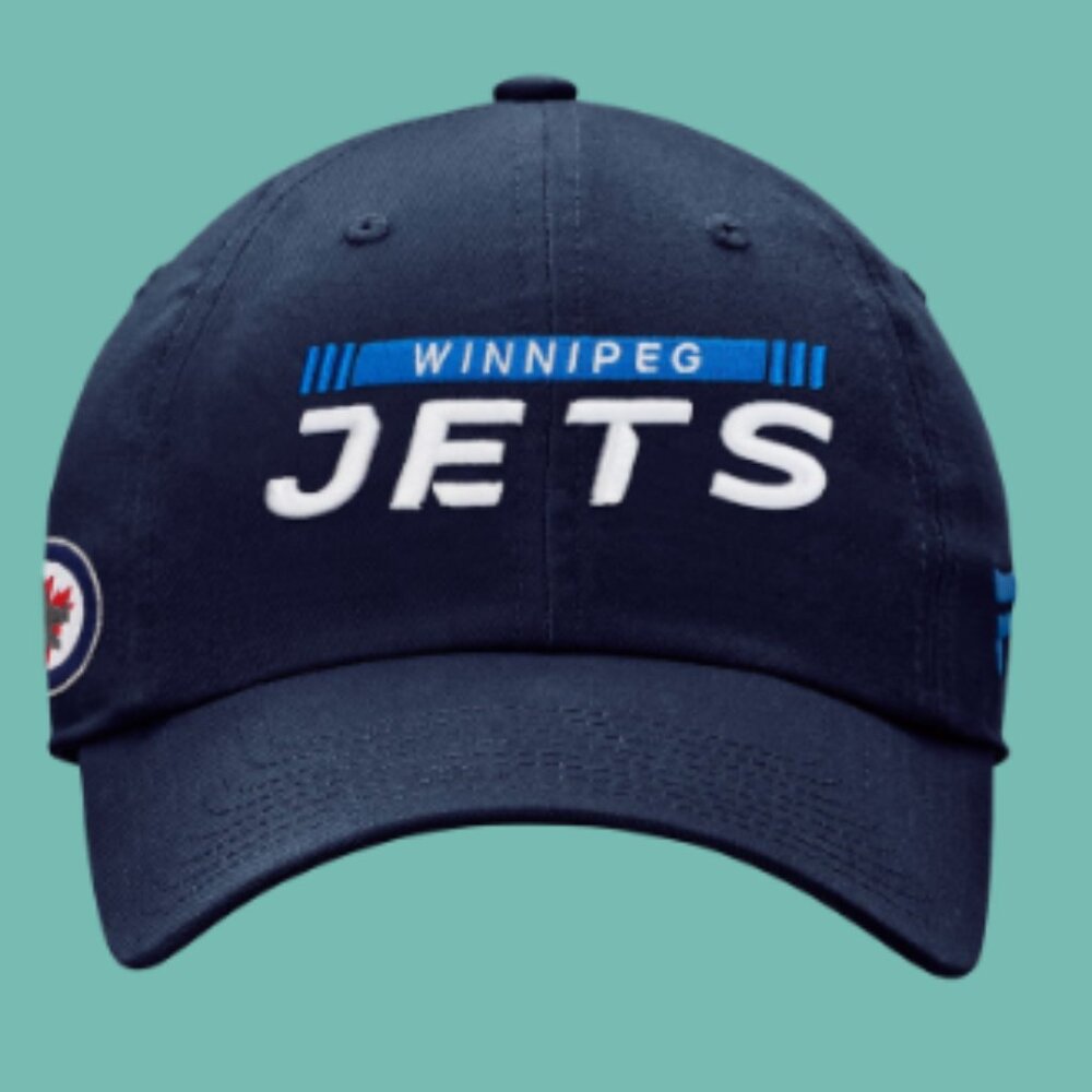 Winnipeg Jets Fanatics Authentic Pro Rink Unstructured Adjustable Hat - Picture 4 of 5